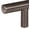 Gunmetal, variant on Bar Pulls 5-1/16 in (128 mm) Center-to-Center Golden Champagne Cabinet Pull - 1 Pack
