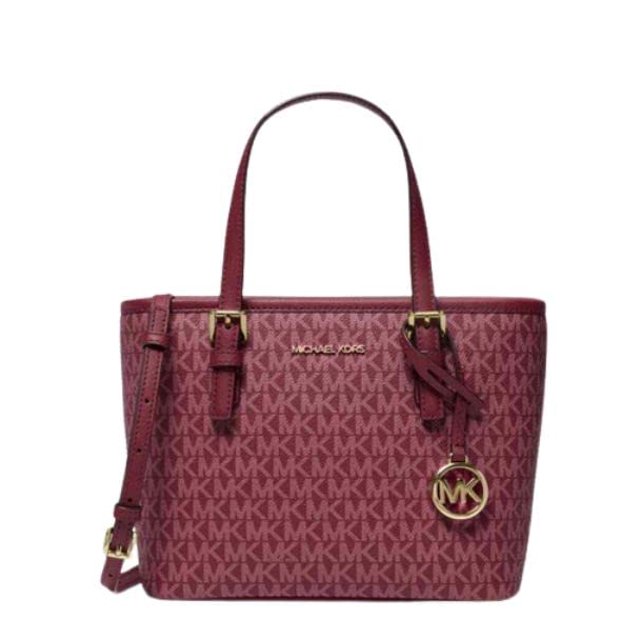 Michael Kors XS Carry All Jet Set Travel Womens Tote (MULBERRY MLT)