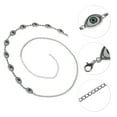 thumbnail image 4 of Unique Bargains 1 Pc Adjustable Waist Belt Delicate Boho Style Eye Adjustable Waist Cord Women Silver Tone, 4 of 6