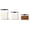 Assorted Sizes (6-Piece), variant on Brilliance 12-Cup Airtight Food Storage Container, Perfect for Pantry Staples, Clear/Grey