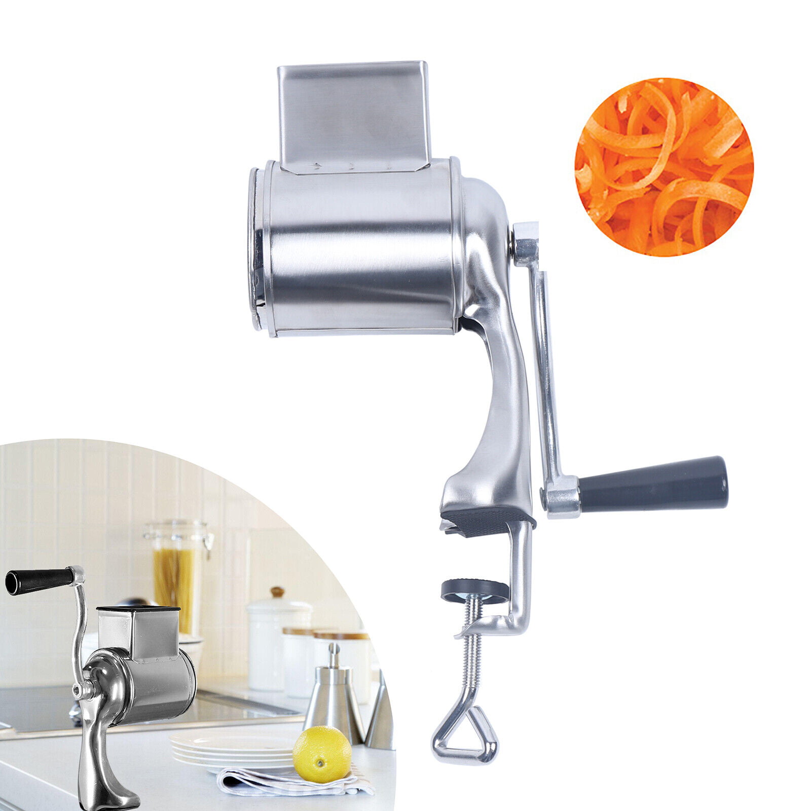 Rotary Grater Food Mills Grinder with 5 Drum Blade Grinding Tool Set - On  Sale - Bed Bath & Beyond - 37061795