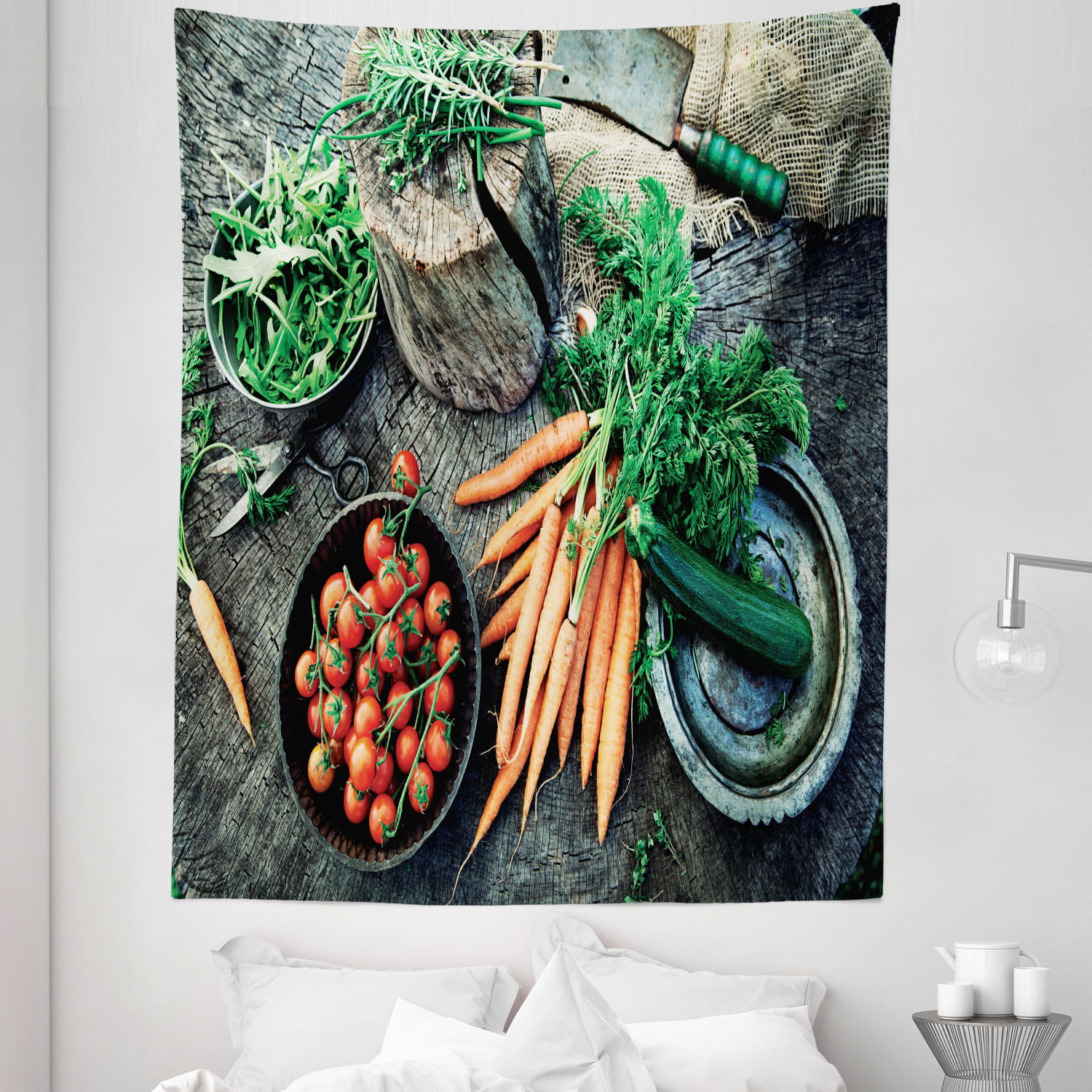 gifts for her carrot art kitchen decor vegetable artwork acrylic painting christmas gift gift ideas food art