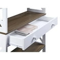 thumbnail image 6 of Oxford 4 Tier Bookcase with Drawer, Driftwood and White, 6 of 6