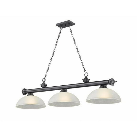 3 Light Billiard in Traditional and Classical Style-18.75 inches Tall and 14 inches Wide Bailey Street Home 372-Bel-4596648