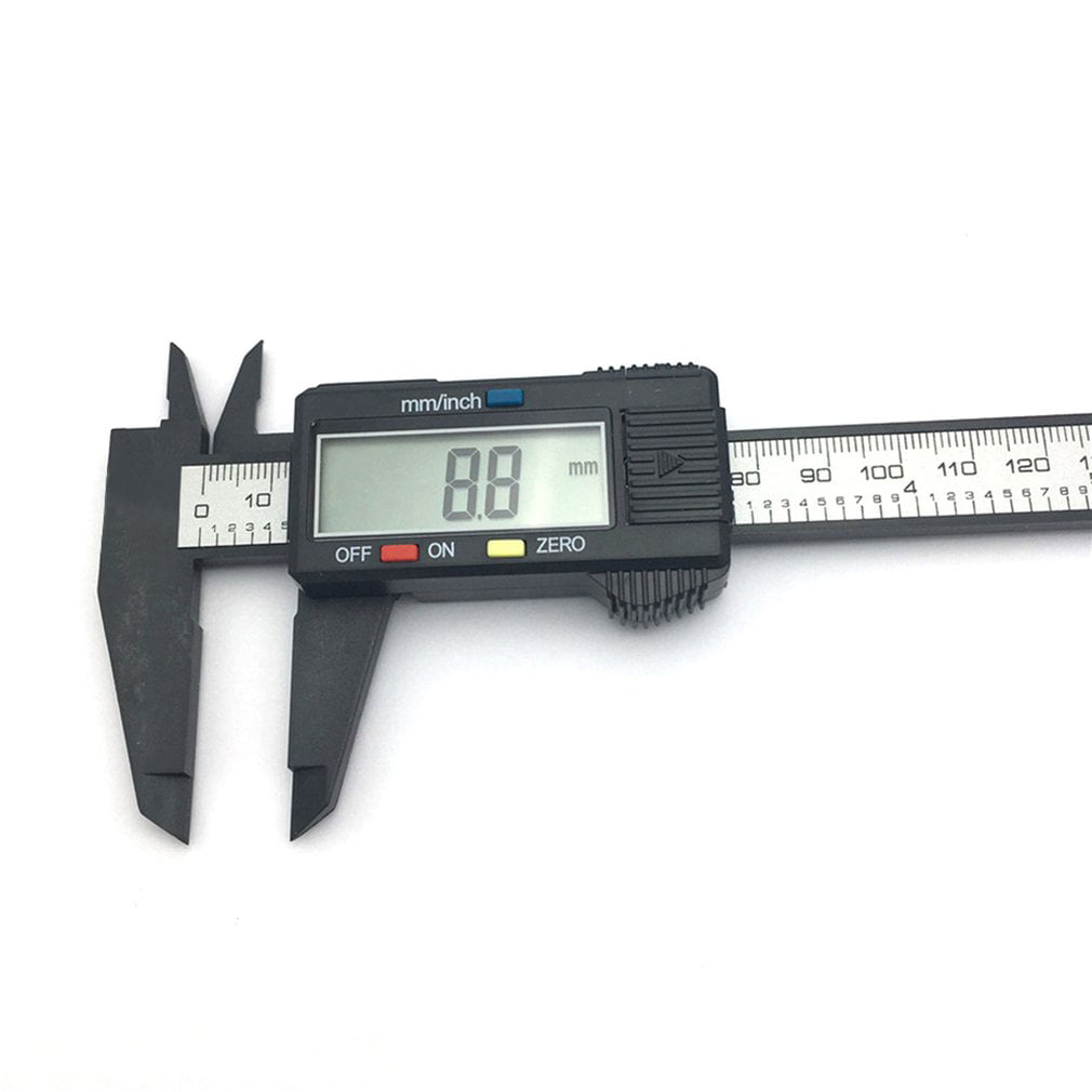Size : 0-150mm Measuring Tool DS-Wang Caliper Plastic Carbon Fiber Electronic Digital Display Vernier Caliper 0-150mm Caliper Measurement Tool 