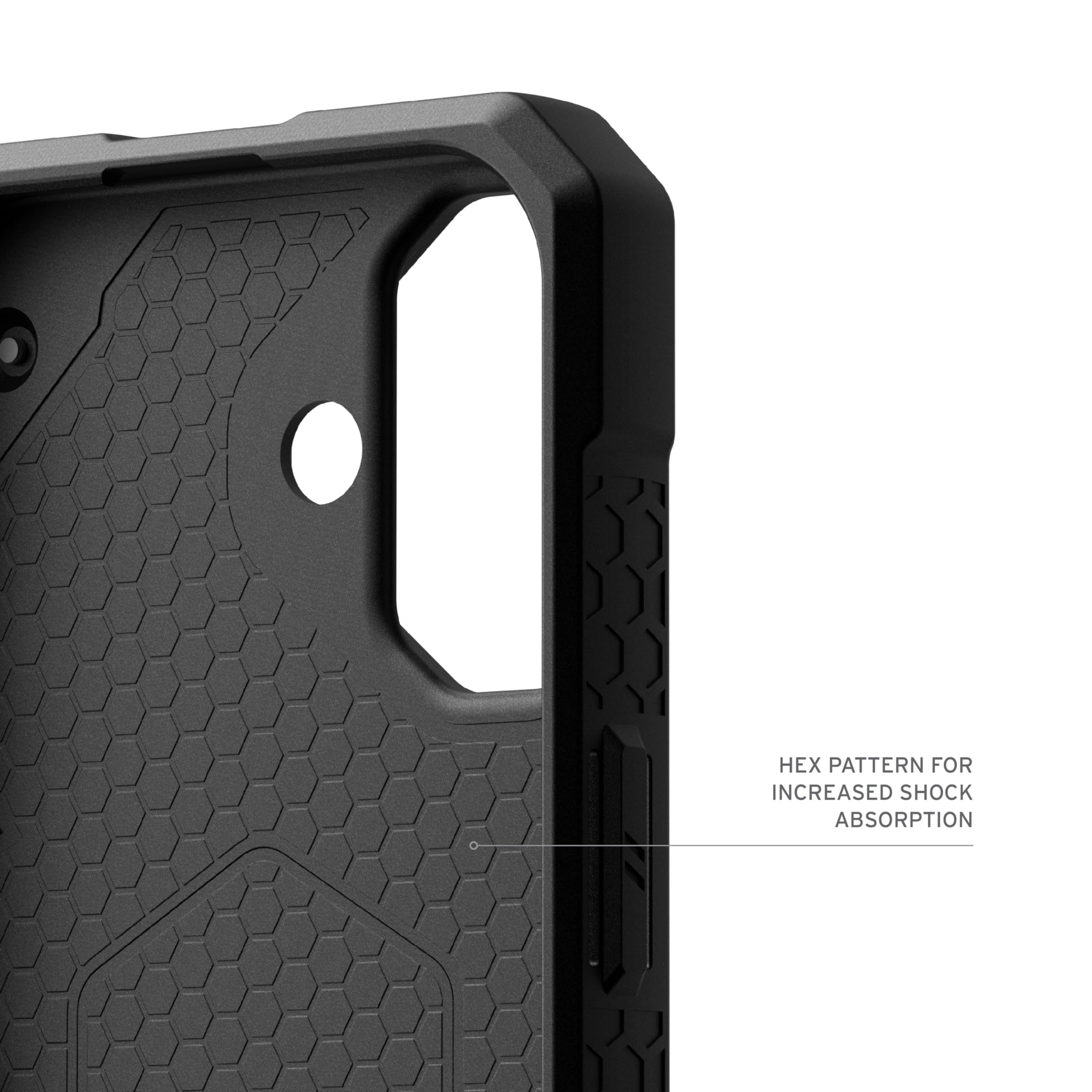 UAG iPhone 16 Case 6.1" Monarch Pro - Compatible with MagSafe Charging Rugged Heavy Duty Shockproof Anti-Slip Military Grade Protective Cover, Carbon Fiber