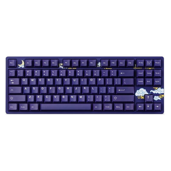 Teclado mecánico DROP Akatsuki Indigo TKL Gateron Yellow