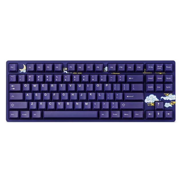 Teclado mecánico DROP Akatsuki Indigo TKL Gateron Yellow