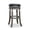 #1 Gray, variant on Cfowner 30" Bar Stool, Weathered Gray Finish, Black Leather Seat