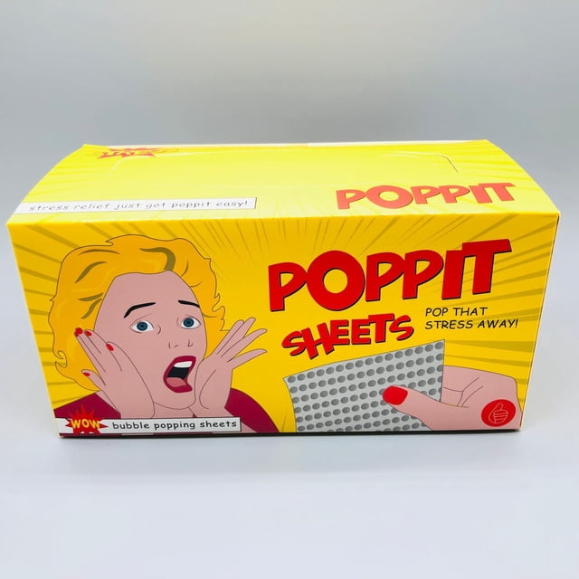 Artefacto de descompresión, papel de burbujas, papel de bombeo, ventilación de oficina, juguete de descompresión, película de papel de burbujas