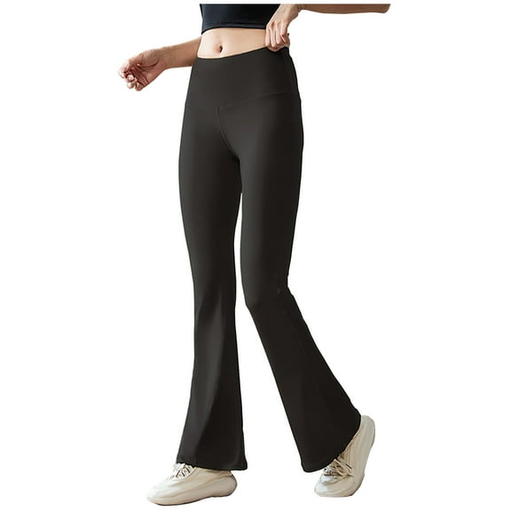 Ayfxijin Sweatpants Women，Women's High Waist Wide Leg Pants Workout Out Leggings Casual Trousers Yoga Gym Flare Pants