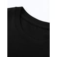 thumbnail image 3 of Camiseta de algodón negra "Lifted" para hombre - Casual, manga corta, cuello redondo con logotipo, diseño ultraversátil para todas las estaciones, ropa informal | Estampado gráfico frontal | Detalles,, 3 of 6