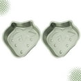 thumbnail image 5 of OFFIGAM 2Pcs Strawberry Cake Pan Silver Bakeware, 5 of 10