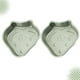 thumbnail image 5 of 2 piezas Mini bandeja para hornear molde para pasteles Bandeja para hornear Bandeja para hornear pasteles DIY Molde para pudín para el hogar (fresa plateada), 5 of 6
