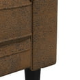 thumbnail image 5 of vidaXL Canapé Chesterfield 3 Places Tissu Brun, 5 of 5