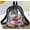 Black, variant on Back To School! Yhmxh Clear Backpack Transparent Heavy Duty See Through Bag Plastic PVC Clear Backpacks for College Work Stadium Concert Travel Security School Supplie (White)