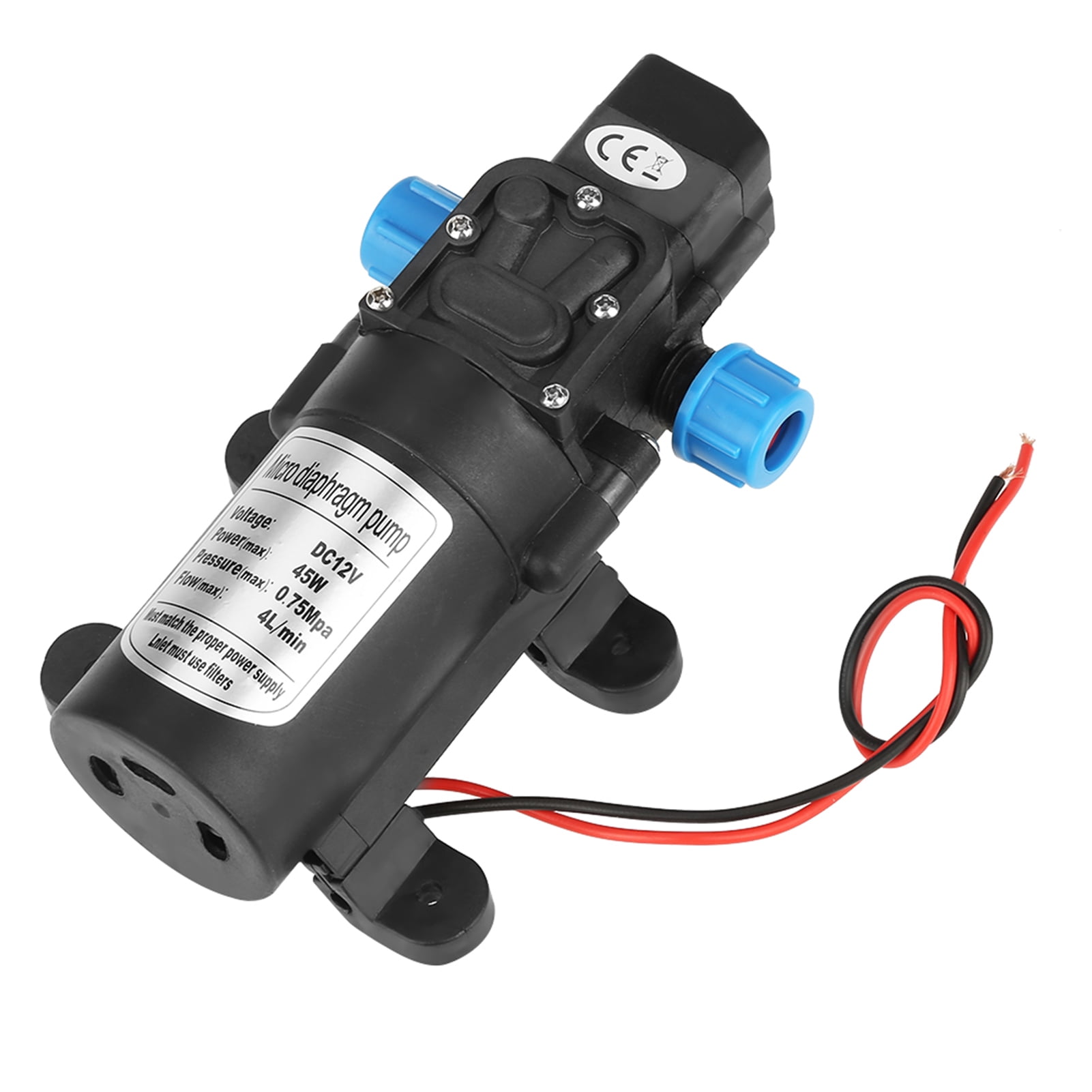 Smooth Rotation Long Lifespan Diaphragm Water Pump, Pump 12V, For Rv Camper Marine Boat