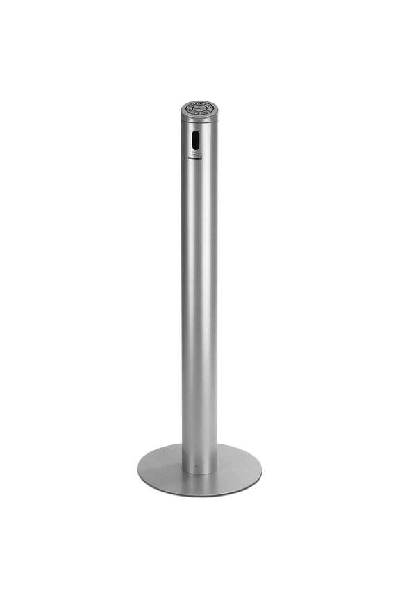 Commercial Zone 710607 Smoker's Outpost Smoke Stand Cigarette Receptacle, Silver