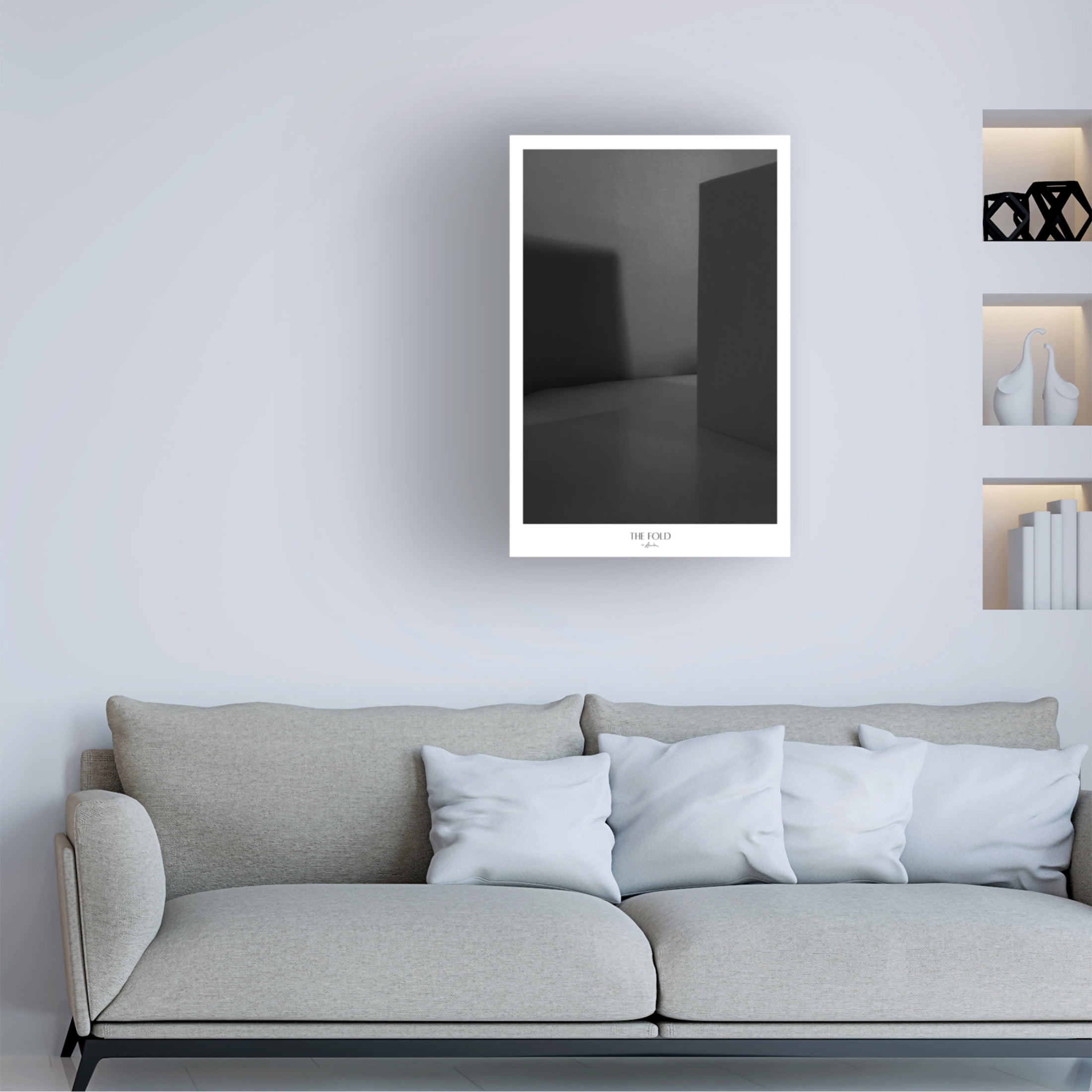 Trademark Fine Art Annika John The fold Canvas Wall Art