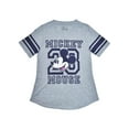 thumbnail image 4 of Junior Mickey Mouse Athletic T-Shirt Gray Blue Football Style, 4 of 4