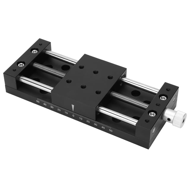 Etapa deslizante de engranajes, X Etapa deslizante Aluminio X Plataforma de recorte manual X Plataforma de ajuste Mesa deslizante Rendimiento de primer nivel NikouMX herramienta