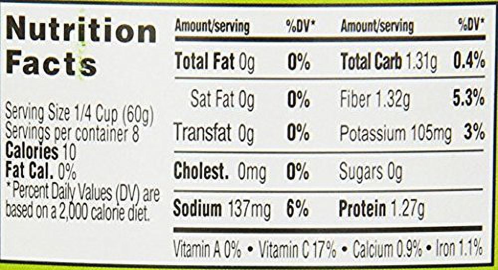 Hearts Of Palm, Crisp and Zesty, 25 oz Glass Jar (Pack of 4, Total of 100 Oz)