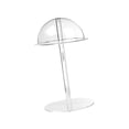 thumbnail image 3 of Perchero para sombreros, pelucas, acrílico, diseño en forma de cúpula, pedestal redondo, organizador de para sombreros, para salón, centro 33 cm de altura, 3 of 8