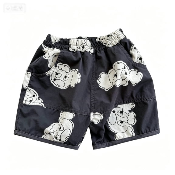 Boys Girls Beach Swim Trunks Elastic Waist Quick Dry Shorts Sizes 80 130 Fit Ages 2 8 Years