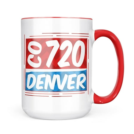 

Neonblond 720 Denver CO red/blue Mug gift for Coffee Tea lovers