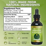 Go Nutrients Immune Booster Liquid Drops with Echinacea and Goldenseal, Gluten-Free, Non-GMO - 60 ml