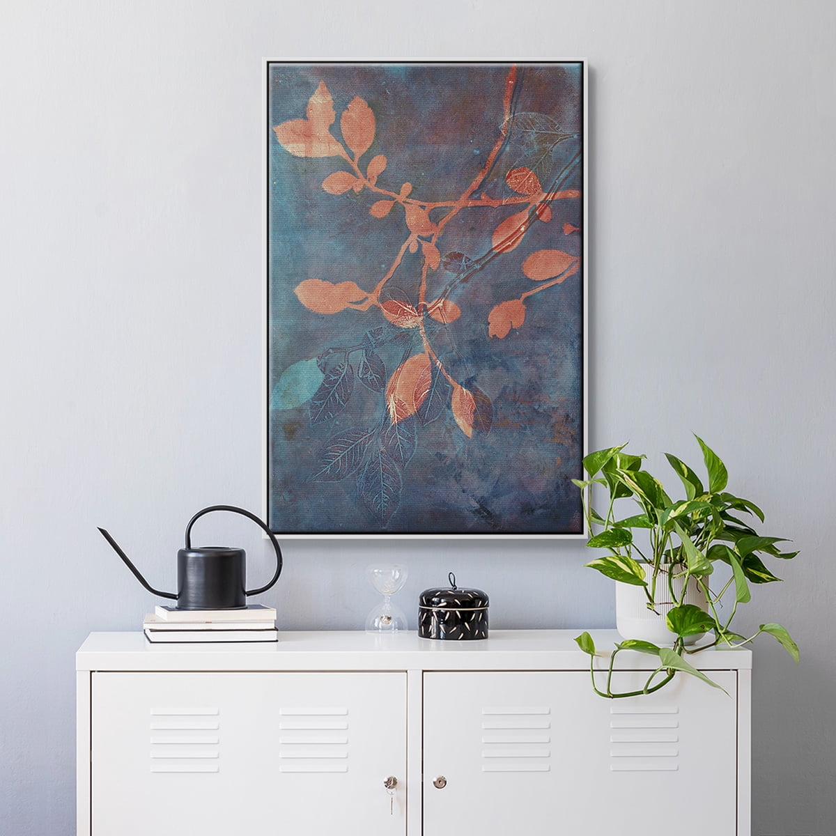 Branching Out XVIII Framed Premium Gallery Wrapped Canvas - Ready to Hang - 17 x 25 - White Floating Frame