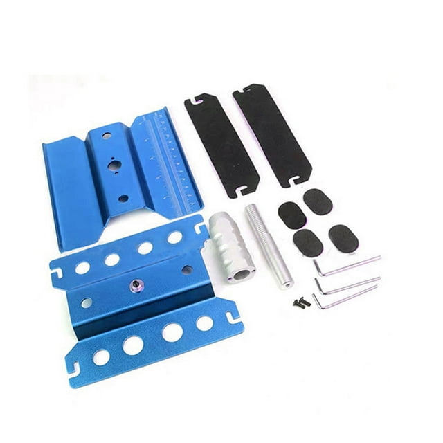 maskred RC Car Work Stand Repair Workstation Aluminum Alloy RC Car Work Stand Stable And Easy To Setup red 1Set