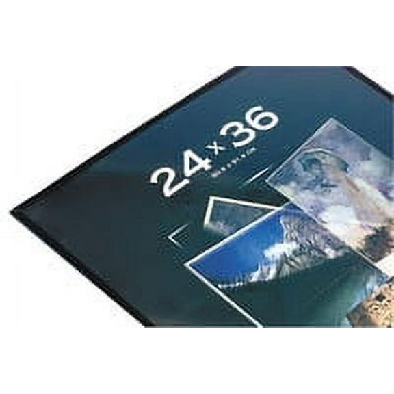 MCS Large Format Gloss Poster Frame - 24" x 36" x 5/32", Black