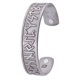 thumbnail image 4 of de joyería de brazalete de brazalete elástico ancho en runas Plata Sunnimix Brazalete con brazalete abierto, 4 of 8