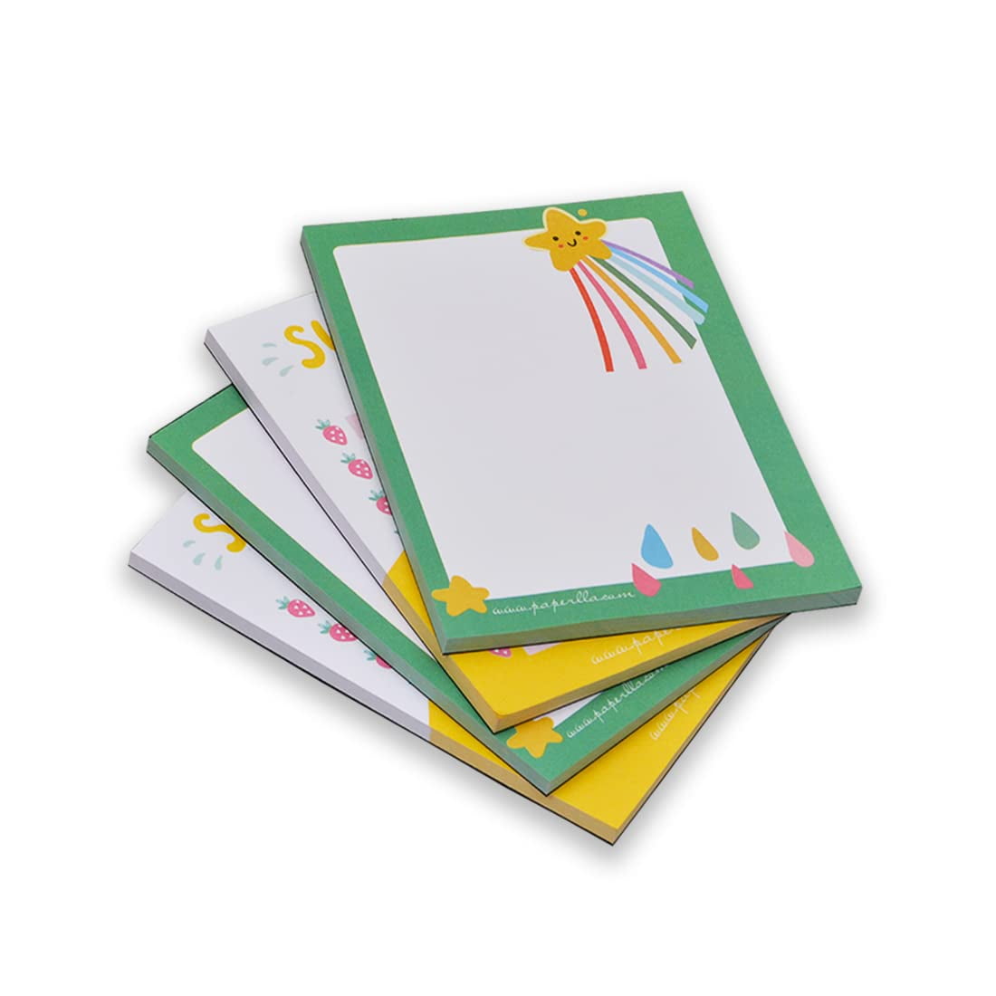 Diary Cute Stationary To Do List Planner Writing Pads Memo Notepads Fun Design Set Of 4