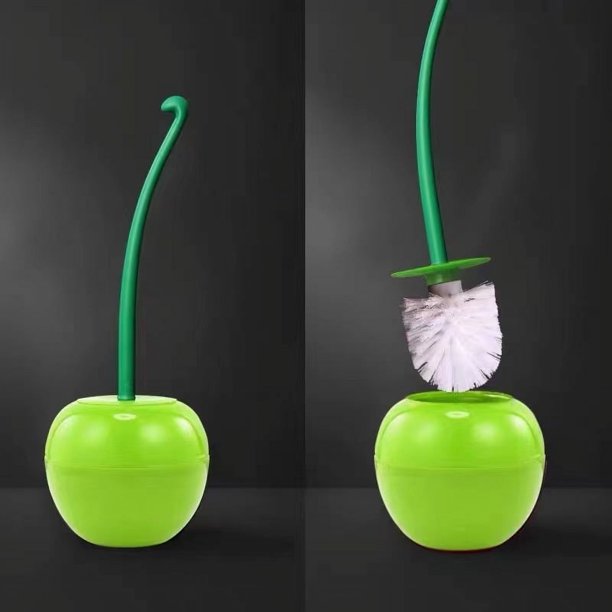 Cepillo de baño de piel suave con mango largo, cepillo de baño Cherry, necesidades diarias, cepillo de limpieza de plástico creativo, cepillo de baño