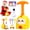 Yellow, variant on Lomyolo Play Vehicle with Balloon Powered Race Car and Rocket Launcher Toy Set for Ages 3, 4, 5, 6, 7, 8, 9,10,11,12 +Year Old, 4-12 Years Old Birthday Toy Gift for Girls Boys-Blue