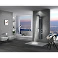 thumbnail image 3 of ANZZI Fixed Shower Head Shower Panel Tower System Level Series Full Body Shower Panel 66 in. Black, 3 of 7