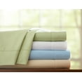 thumbnail image 2 of Pointehaven 800 Thread Count Long Staple Cotton Luxury Blue 4 pc Sheet Set, California King, 2 of 8