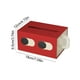 thumbnail image 3 of Cubierta rectangular de caja de pañuelos | Organizador tipo cajón | Diseño creativo de dibujos animados | Construcción de plástico duradero | Superficie brillante y fácil de limpiar | Para el coche, 3 of 6