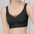 thumbnail image 2 of Arlun,Sports Bra Women's Push up Non Underwire Comfortable Seamless Adjustable Bra Soft Support and Lift Full Coverage Wire-Free Compression Bralettes Black XXL, 2 of 5
