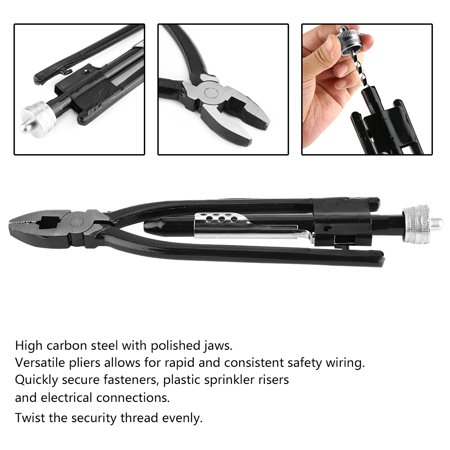 

DOACT 9in Pliers 9in High-carbon Steel Safety Wire Twist Twisting Pliers Twister Locking Safety Wire Pliers