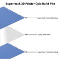 thumbnail image 3 of Impresión Impresora 3D Placa Fría Apta Para Snapmaker U1 Construcción En Frío A Baja Temperatura Tablero De Impresión Con Textura De 2 Caras Hoja Plataforma De Cama Mate, 3 of 7