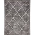 thumbnail image 2 of Rugs.com Lattice Shag Collection Rug – 9' x 12' Dark Gray Shag Rug Perfect For Living Rooms, Large Dining Rooms, Open Floorplans, 2 of 9