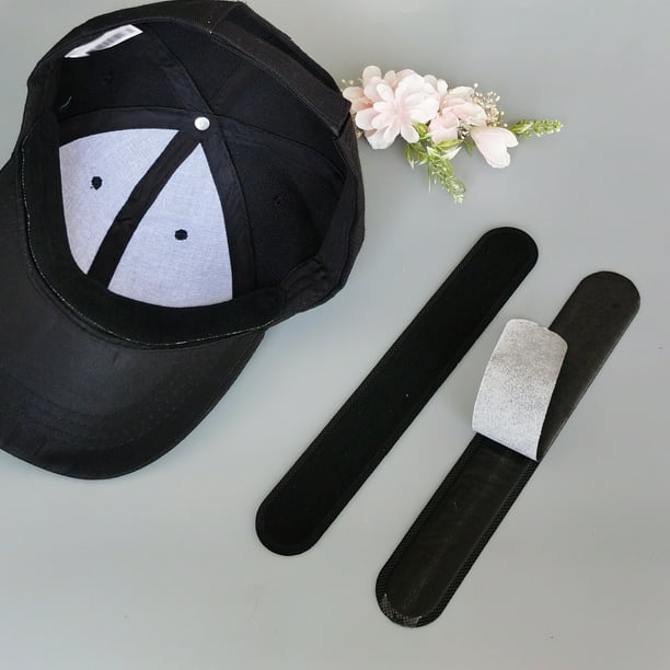 Koszal 50Pcs Hat Liners Disposable Sweat Absorbent Non Woven Fabric  Baseball Cap Sweatband for Beach