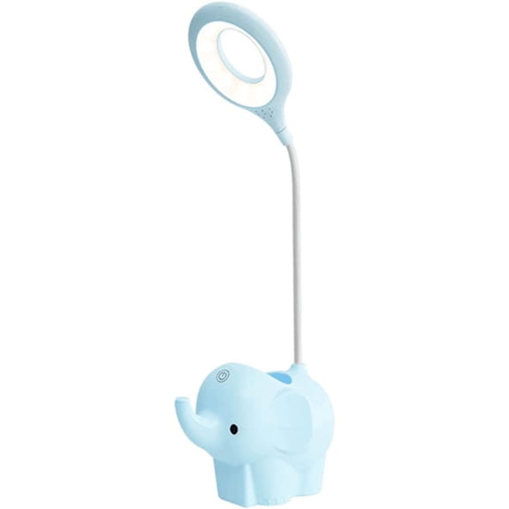 LINLIN Kids LED Desk Lamp, 3 Brightness Touch Control Reading Light USB Charging Cartoon Desk Lamp Night Light for Kids Study Table