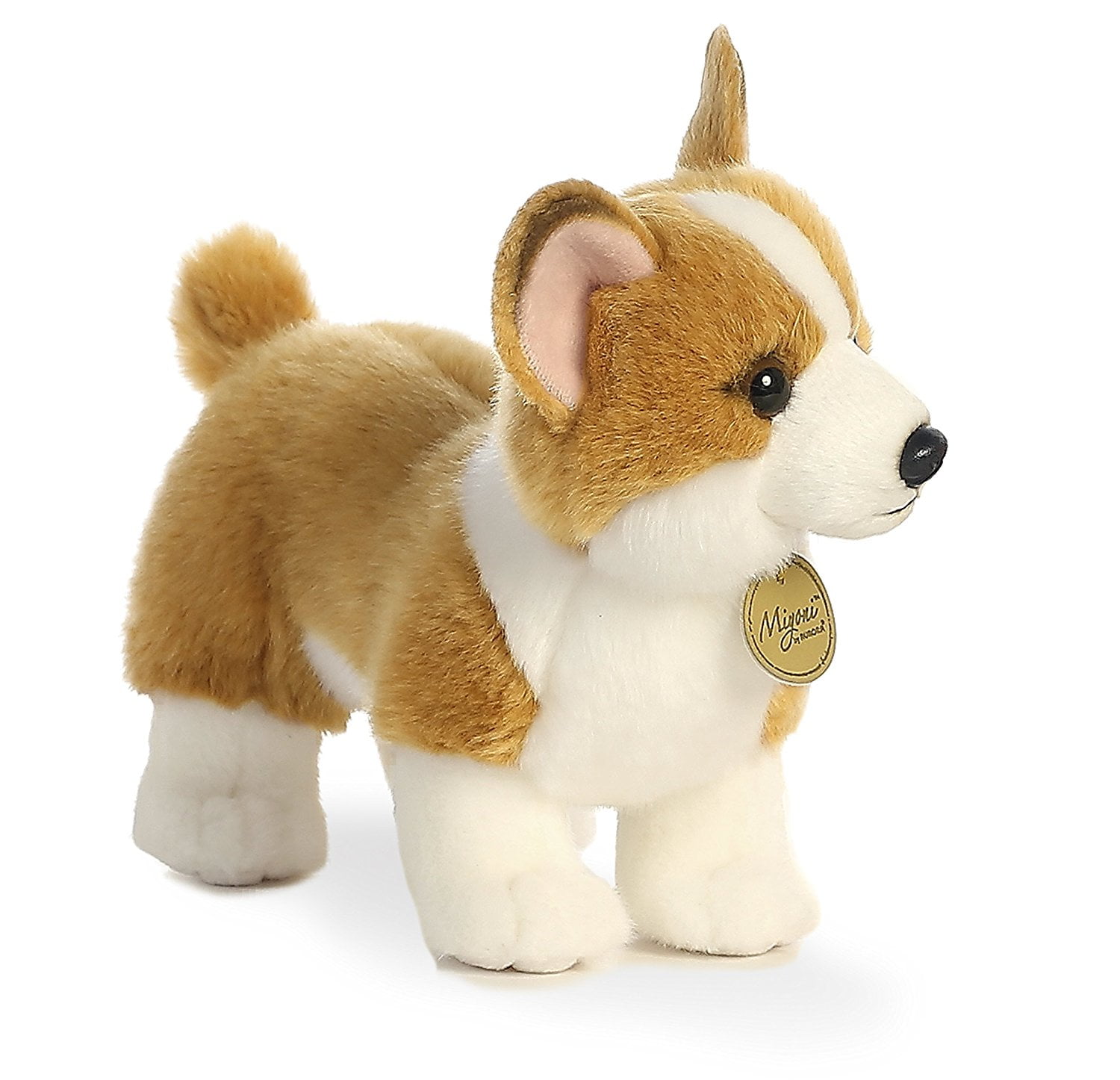 realistic stuffed corgi