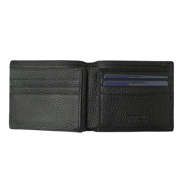Cartera Brandio 0225 Negra de Piel para Caballero Walmart en línea