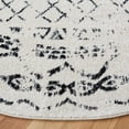 thumbnail image 3 of SAFAVIEH Tulum Ronald Oriental Area Rug, Ivory/Black, 6'7" x 6'7" Round, 3 of 10