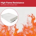 thumbnail image 3 of 2-Pack 1m x 1m Fire Blanket, Reusable Glass Fiber Emergency Fire Suppression Blanket for Home Kitchen, Flame Retardant Heat Insulation Safety Blanket, Extinguishes Small Fires & Aids Escape, Hanging, 3 of 6